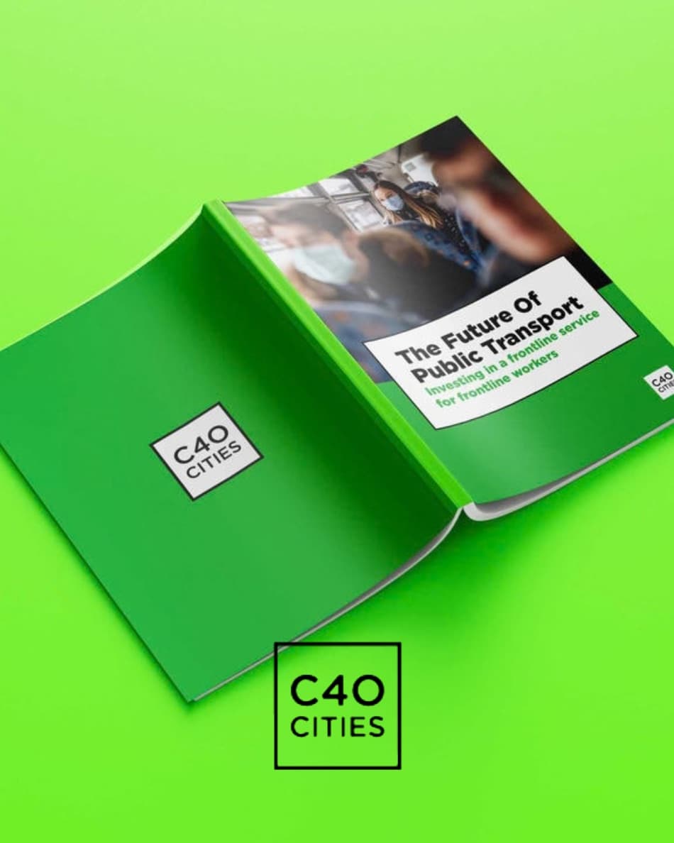 Report design for C40 Cities