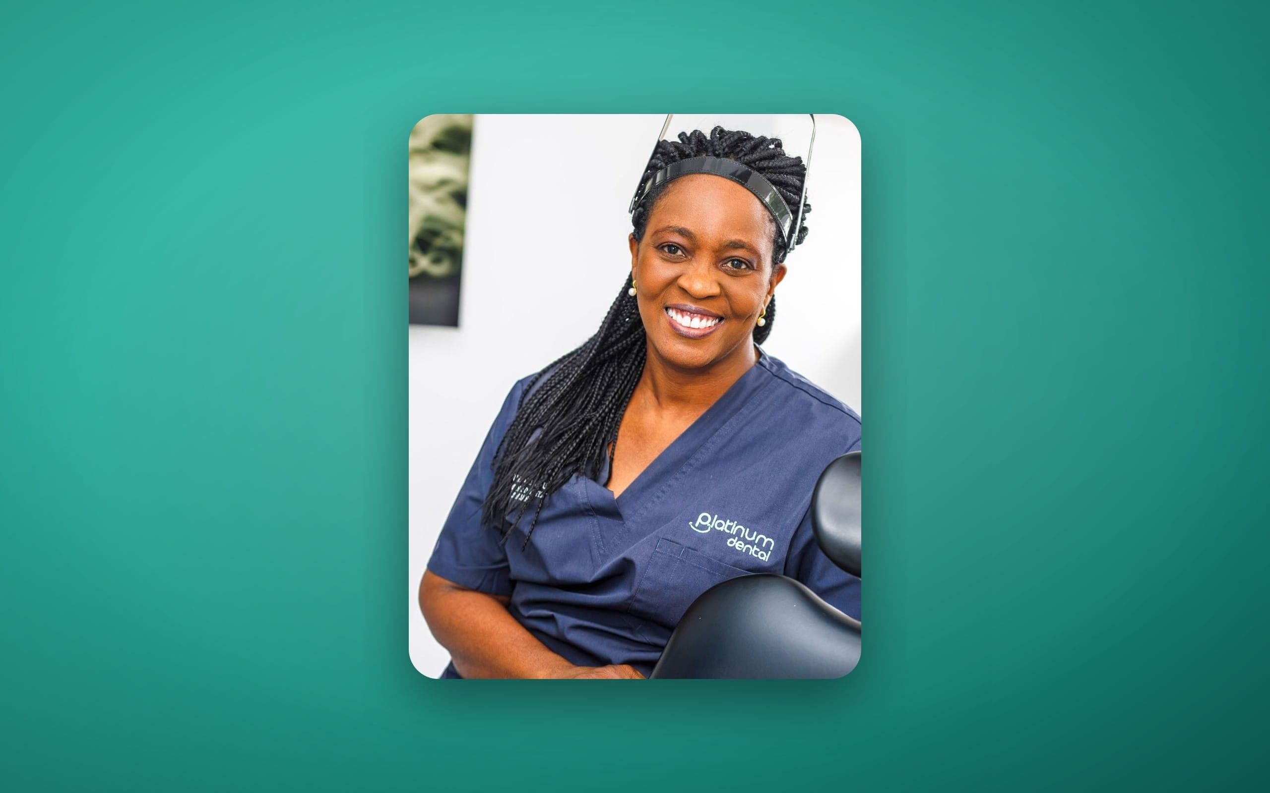 Dr Norvishie Arkutu in her clinic